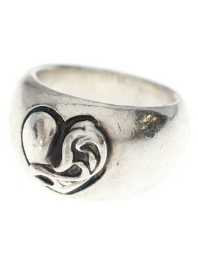 Chrome Heart in Band Silver Ring